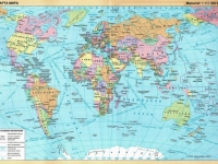 Карты мира в разных странах