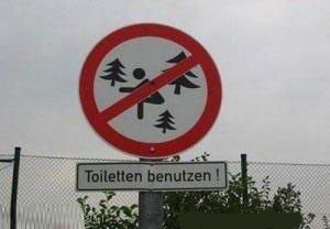 Toileten-Benutzen